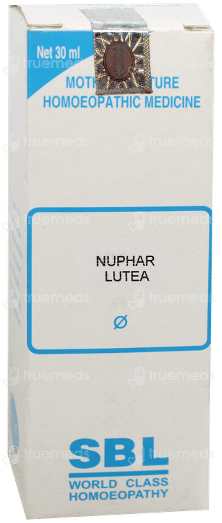 Sbl Nuphar Lutea Q Mother Tincture 30Ml